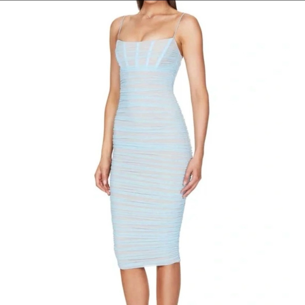 Nookie Eden Midi in sky blue size small